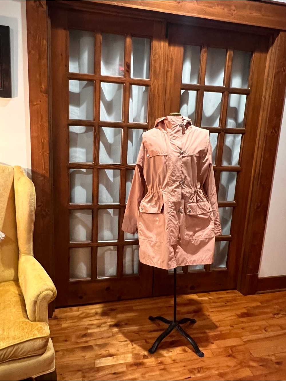 J. Crew Blush Pink Women's Utility Jacket with Hood NWOT